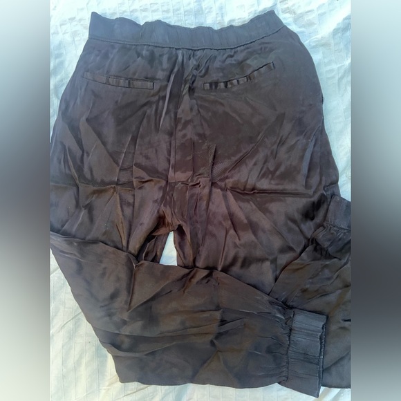 Zara women’s black satin harem pants - Picture 4 of 5